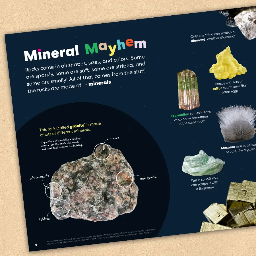 picture of rock and mineral poster