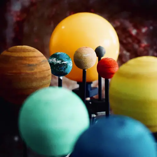 solar system diorama 